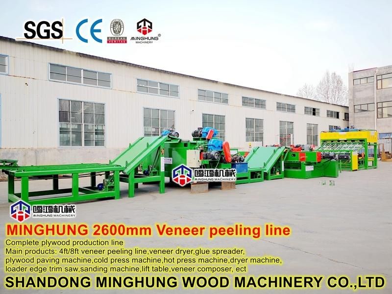 2700mm Wood Log Peeler for Making Plywood Veneer