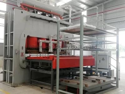 High Efficiency Automatic Woodworking Machinery Laminating Flooring Hot Press Machine