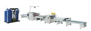 PUR Substrate Surface Laminating Line for Furniture Countertop Hi-Glossy Matte Treatment