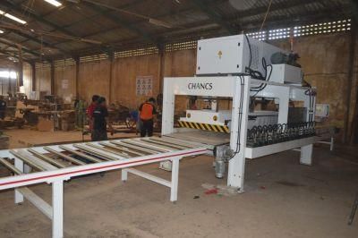 Radio Frequency Edge Gluer Board Press with Conveyor Belt