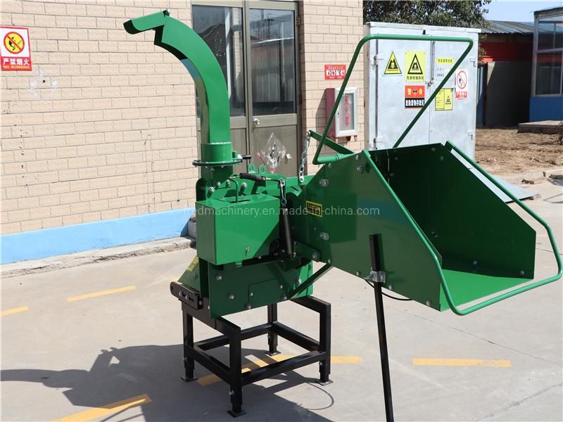 CE Approved Safety Forestry Wood Cutting Machine 8 Inches Mechanical Wood Chipper Wc-8m