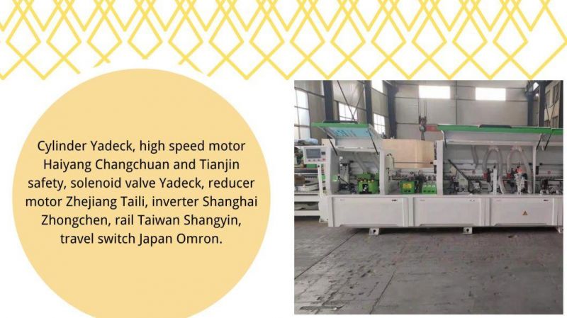 High Speed PVC Wood Preheating Automatic Edge Banding Machine