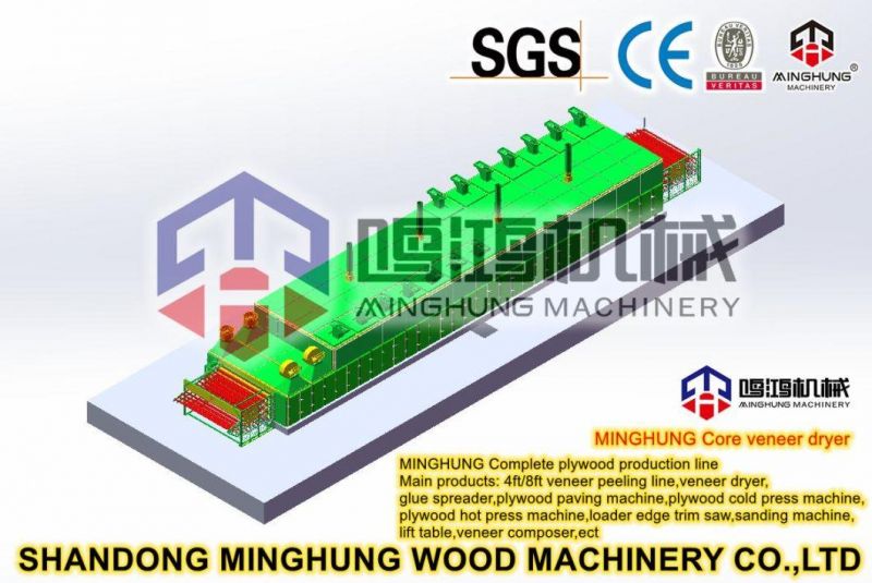 Plywood Core Veneer Mesh Dryer Machine