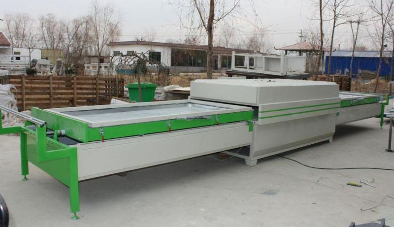 Full Automatic PVC Film Mulch Applicator Vacuum Membrane Press Machine for Wood MDF