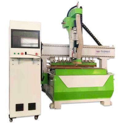 Atc Router 1325 MDF Board Cutting CNC Marking Machinery with Row Type Atc for Wooden Doors