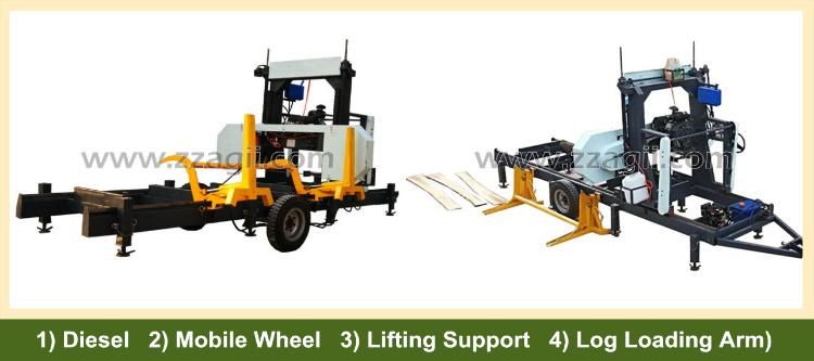 Forest Wood Cutting Machinery Multi Functional Band Sawmill Machine