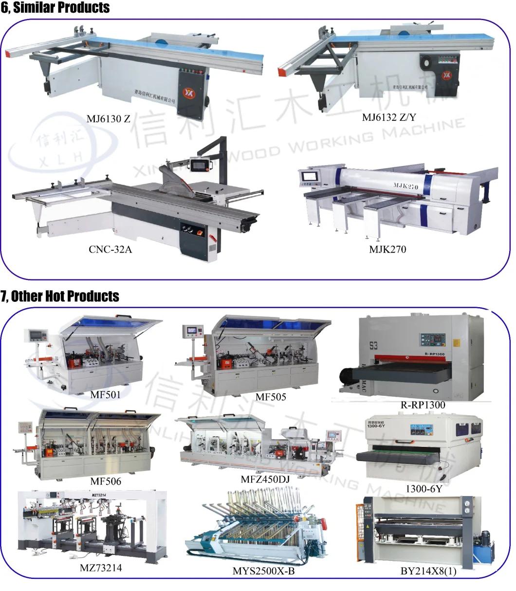 Longitudinal & Transverse Automatic Sliding Table Saw Machine China Woodworking Sliding Table Saw with Dust Collection
