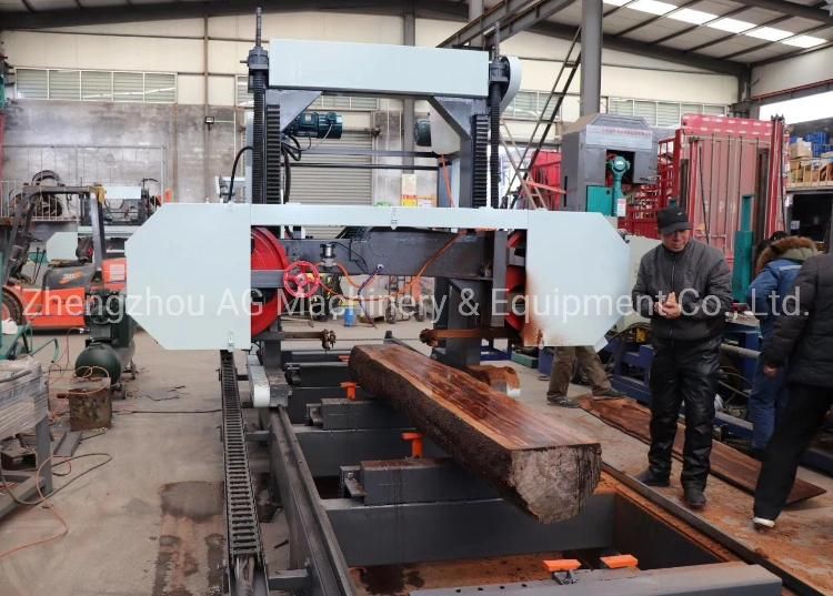 Automatic Timber Wood Cutting Electric Band Sawmill Machine