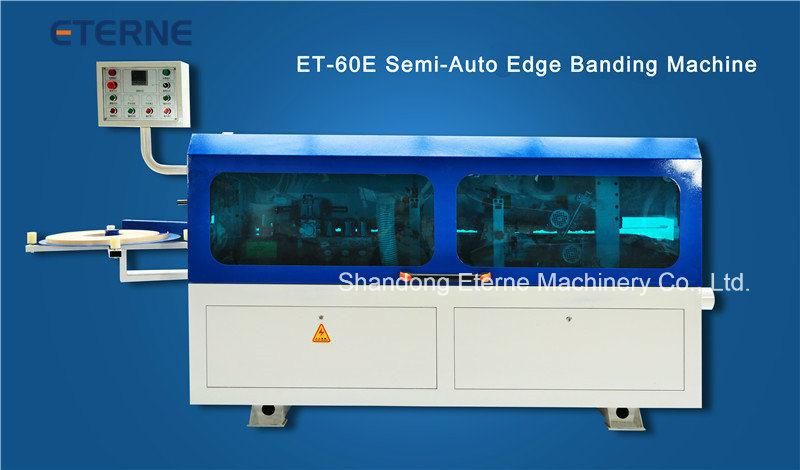 Woodworking Machine Semi-Auto Edge Banding Making Machinery with Buffing (ET-60E)