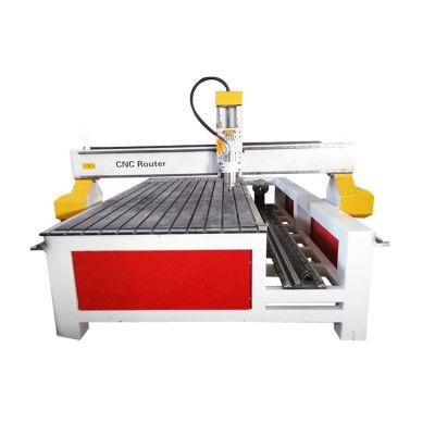 1325 4 Axis Woodworking 3D CNC Router for Cylinder Material