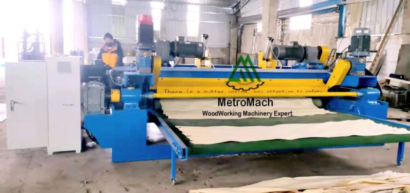 Automatic 8FT Woodworking Plywood Veneer Spindleless Peeling-Clipping Machine