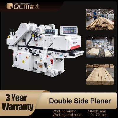 QMB206F-GH Woodworking machinery Wood thicknessing Planer with Spiral cutters wood thicknesser