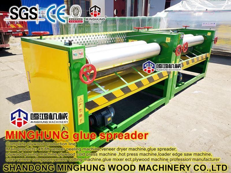 Double Sides Coating Glue Machine for Making Plywood Board