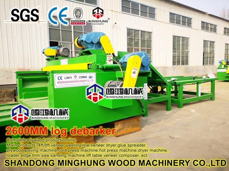 Machine for Remove Wood Bark for Veneer Processing