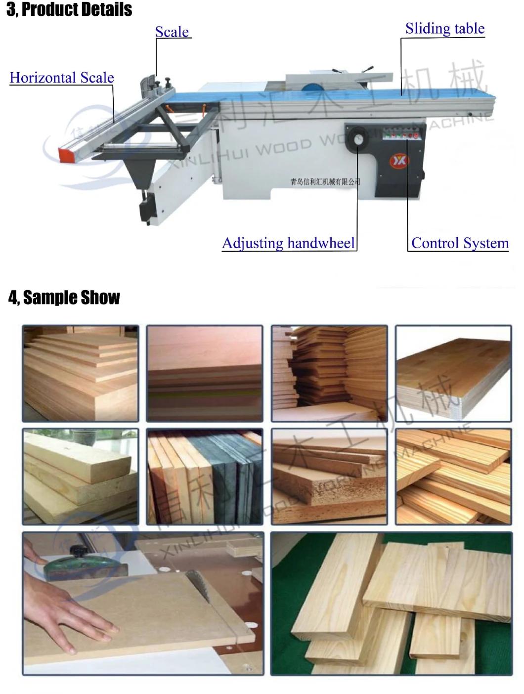 Timber Cut Saw Mjk61-38td Sliding Table Sawmill Machine Panel Saw 3200 Long with Spindle Molder Economical, 220 V 50/60