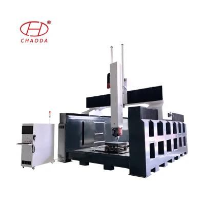 Large Size 5 Axis CNC Router Machine Processing Center for 3D Wood Foam Engraving