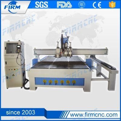 4 Axis CNC Router 3 Heads Wood CNC Cutting Machine