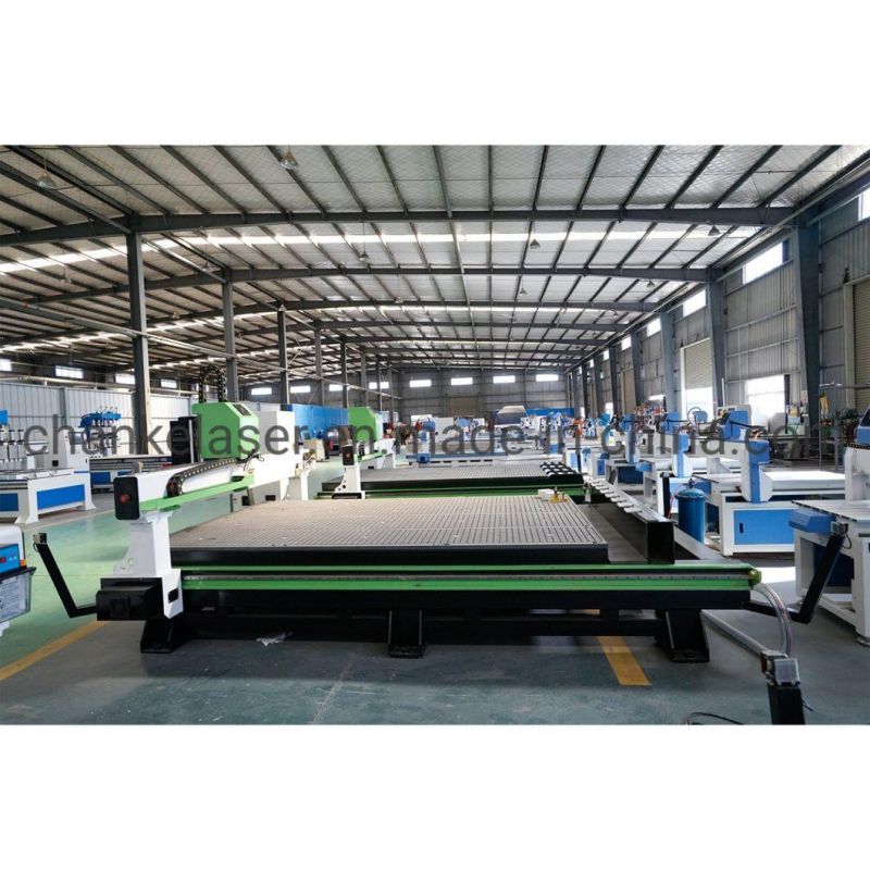 1300X2500mm 9kw 4 Axis Atc Liner Wood Furniture Panel Acrylic Plastic CNC Router