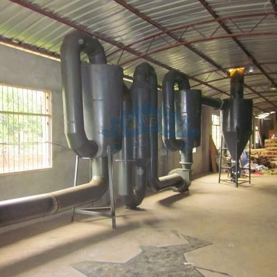 Pipes Wood Shavings Sawdust Drying Machine for Pallet Block Production