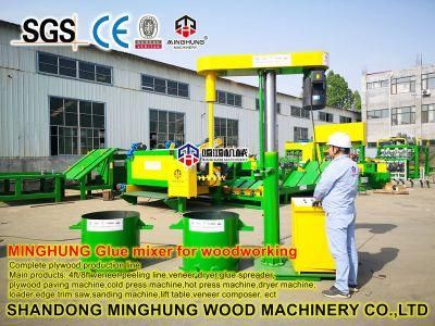 Machine for Coating Glue on Plywood Veneer