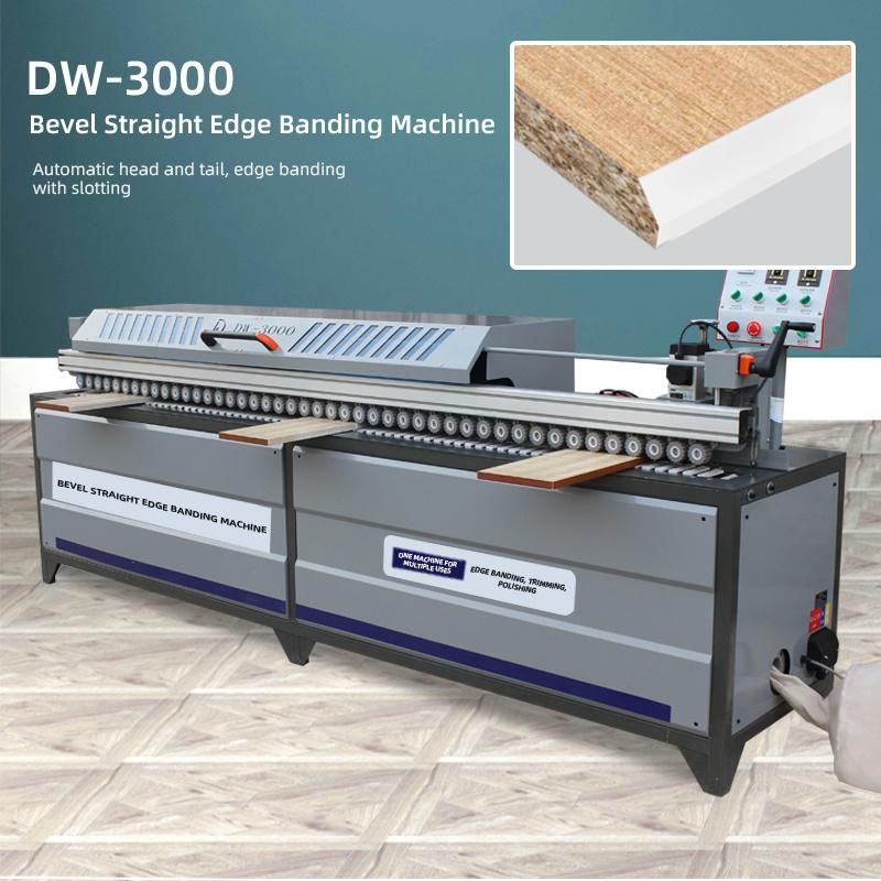 Dw3000 45 Degree Bevel Edge Banding Machine PVC Edge Banding