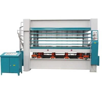 Automatic 4 Layers Woodworking Veneer Hydraulic Hot Press Machine