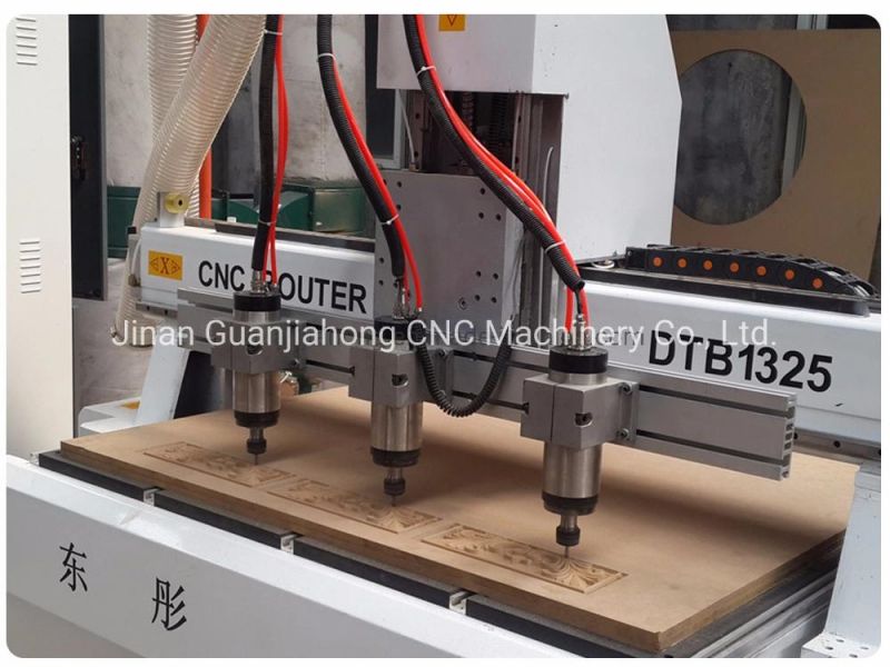 1325 Multi Spindle, Wood, MDF, Acrylic, EPS, Plastic, Soft Metal CNC Engraving Machine, CNC Router