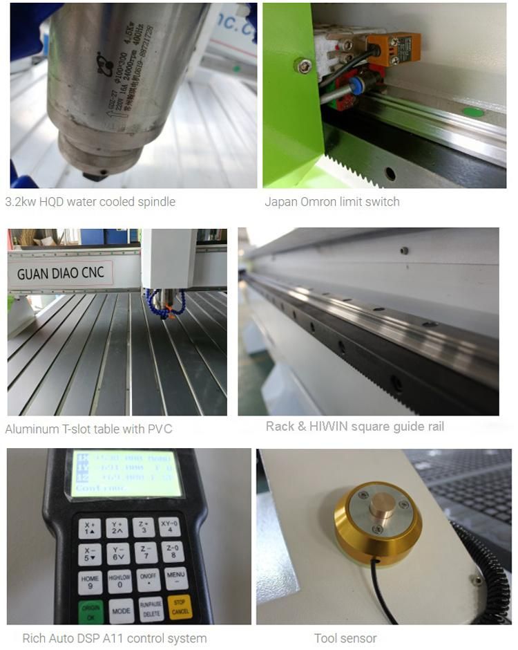 China Cheap Price 1325 Wood CNC Router for Furniture Wood Door MDF Aluminum