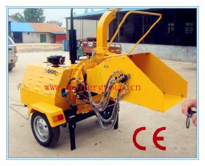Mobile Diesel Engine Wood Chipper with CE Certificate, 40HP Auto Hydraulic Feed