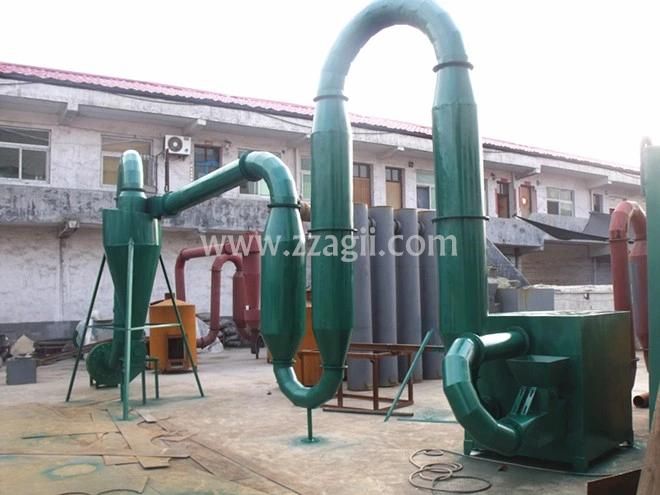 Hot Airflow Pipe Dryer Biomass Wood Sawdust Drying Machine