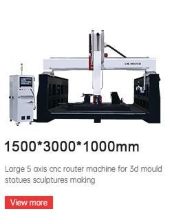 China Factory Rotary Spindle CNC Router Cutting Machine with 5 Axis