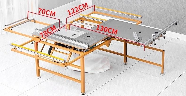 Table Saw Machine Dust Free Woodworking Portable Sliding Panel Saw