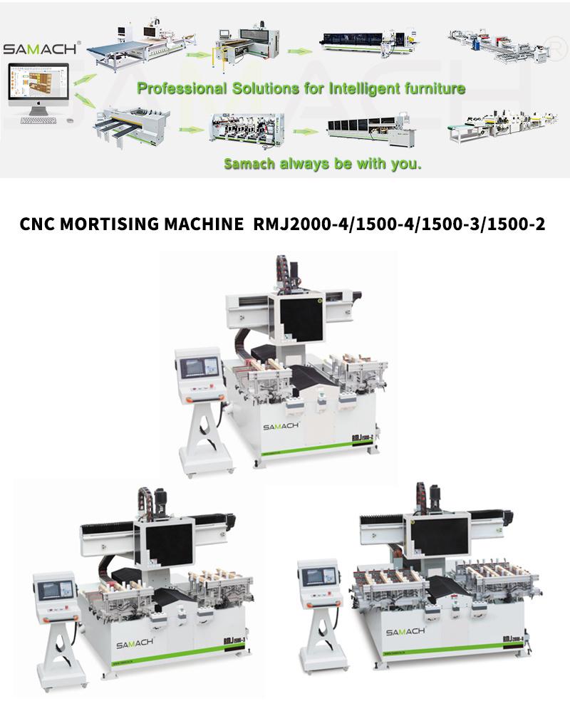 Double Working Position CNC Mortising Machine for Wood