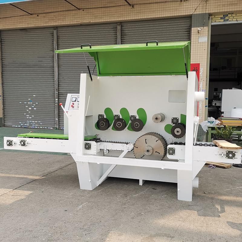 Ws350 Woodworking Automatic Round Log Multi Rip Sawmill