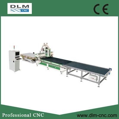 Loading and Unloading / Cutting and Engraving/ 3D Carving Panel Furniture Production Line Carving 3 Axis 4 Axis Milling Woodworking Machine