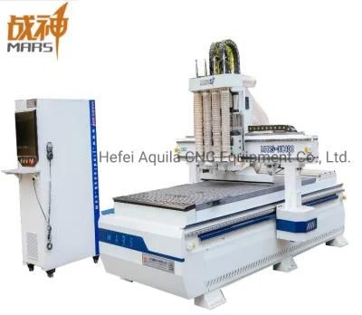 Great Double Working Table Xc400 CNC Router for Cabinets