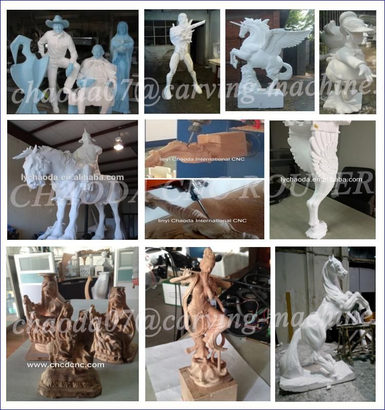5 Axis Foam CNC Carving Machine for 3D Statue Working