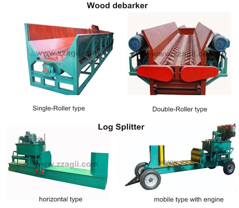 Diesel Engine Portable Wood Cutter Mobile Log Splitter