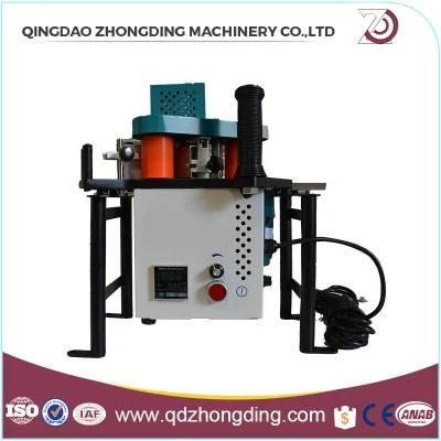 Double Side Glue Bigger Temperature Controller Portable PVC Edge Banding Machine