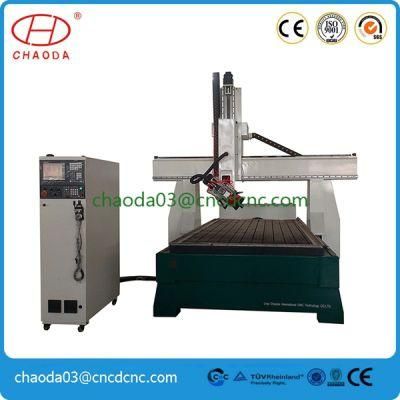 3D Foam Cutter Router with Big Rotary and Rotating Spindle