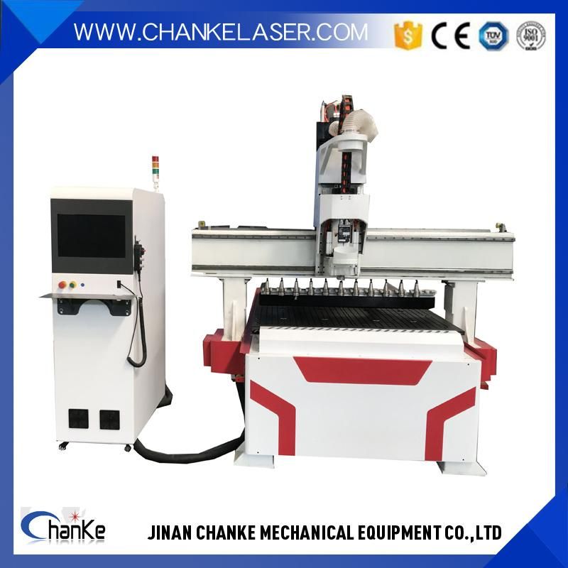 4 Axis Auto Tool Chaner CNC Router // Solid Wood Door Liner Atc CNC Router Machine