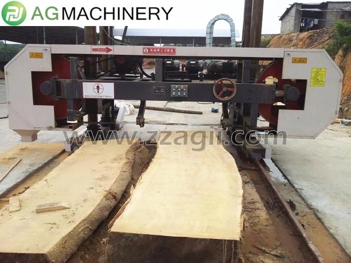 Mobile Diesel Engine Wood Band Sawmill Machine for Furniture