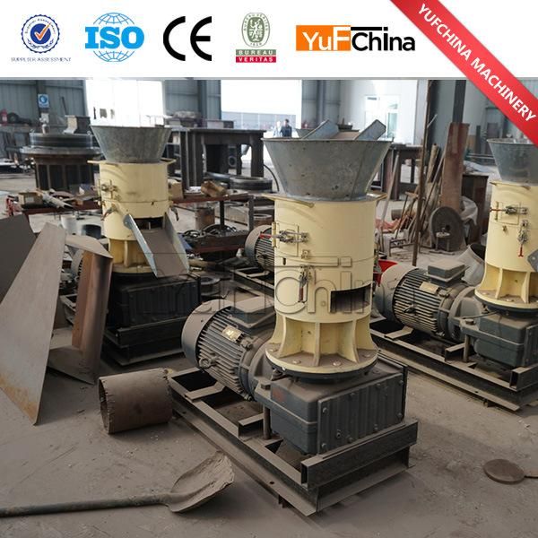 CE Flat Die Biofuel Rice Husk Pellet Machine