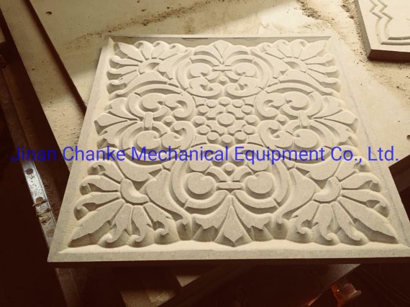 3D 3 Heads Stone CNC Carving Router