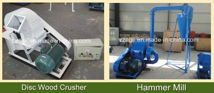 Small Type Energy Saving Hammer Crusher Wood Crushing Machine for Sale