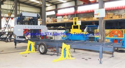 Wood Log Horizontal Bandsaw Sawmill Machine