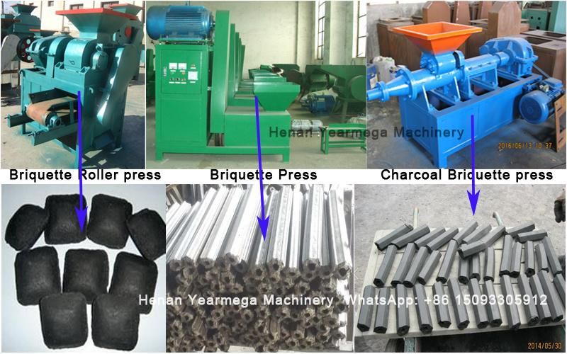 New Design Round Shape Pillow Shape Charcoal Briquette Making Machine