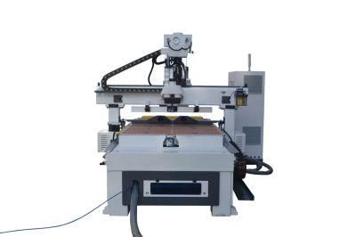 Fast Speed CNC Router Cabinet Door Cutting Woodworking CNC Router with Cutting Saw