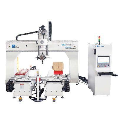 MDK8511*5T2 Five-axis linkage machining center CNC router carving machine for solid wood