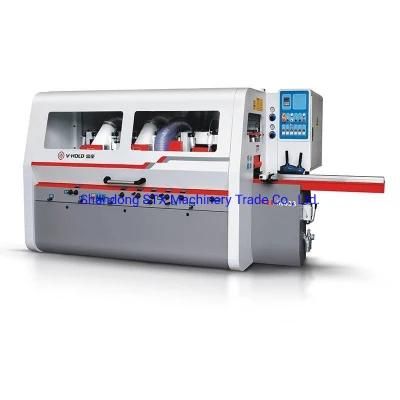160mm Automatic 6 Spindles Four Side Planer Moulder with Conveyor System